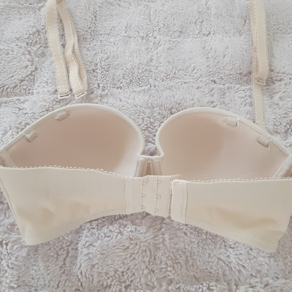 28DD Freya Deco Moulded Strapless Bra 28DD   Nude/tan/cream - Picture 2 of 3